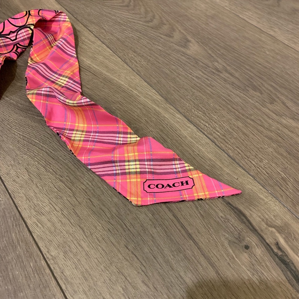 COACH silk headband